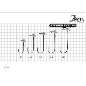 Obrázok 4 k Jigové hlavy MIKADO Jaws Stinger Eye, 3 ks