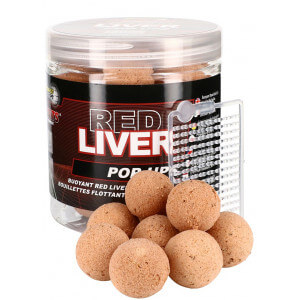 Boilie STARBAITS Pop Up Red Liver
