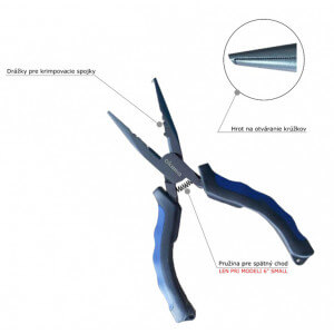 Obrázek 2 k Kleště OKUMA Split Ring Pliers 6" Small