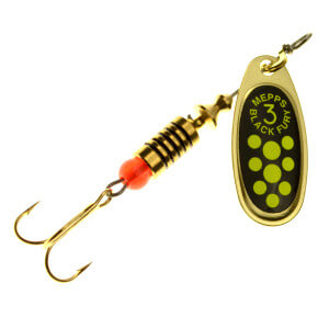 Rotačka MEPPS Black Fury Gold/ Chartreuse