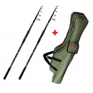 SET = 2x prut ZFISH Combo Kingstone Tele + pouzdro