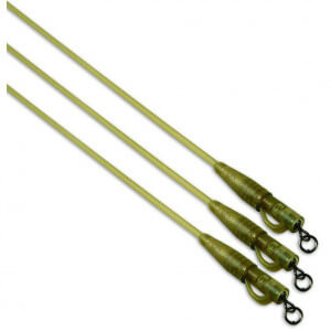 Koncová sestava EXTRA CARP Safety Clips with Camo Tubing, 3ks