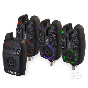 Sada 3 signalizátorů ZFISH Bite Alarm ZX8 s příposlechem