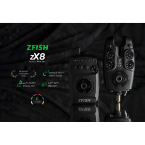 Obrázek 6 k Sada 3 signalizátorů ZFISH Bite Alarm ZX8 s příposlechem
