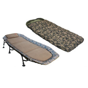 Lehátko ZFISH Shadow Camo Bedchair + spací vak