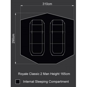 Obrázek 2 k Bivak FOX Royale Classic 2 Man Bivvy