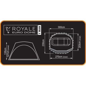 Obrázok 4 k Bivak FOX Royale Euro Dome 1 Man