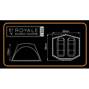 Obrázok 2 k Bivak FOX Royale Euro Dome 2 Man
