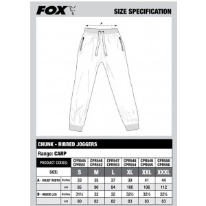 Obrázok 2 k Tepláky FOX Chunk Ribbed Joggers Grey