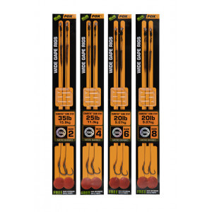 Návazec FOX Wide Gape Camotex Semi Stiff