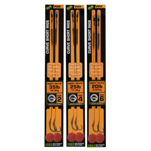 Návazec FOX Edges Curve Short Camotex Semi Stiff