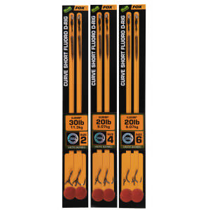 Návazec FOX Edges Curve Short Fluoro D-Rig Illusion