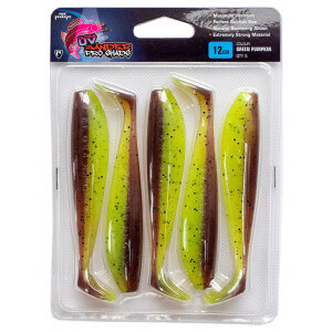 Obrázek 2 k Set nástrah FOX Rage Zander Pro Shads Green Pumpkin, 5 ks