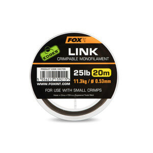 Vlasec FOX Edges Link Monofilament Trans Khaki