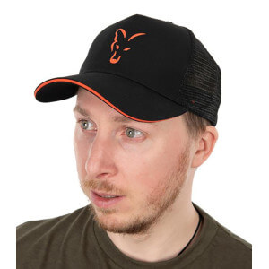 Obrázek 2 k Kšiltovka FOX Collection Trucker Cap Black & Orange