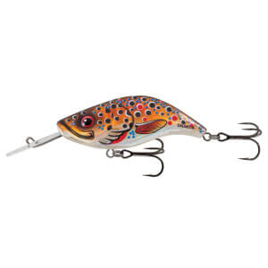 Vobler SALMO Sparky Shad Floating, 4 cm, Brown Holographic Shad