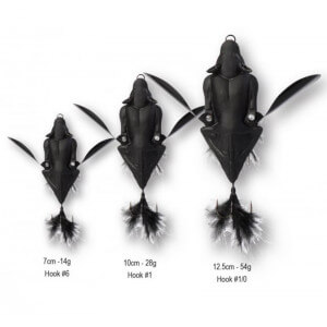 Obrázek 2 k Nástraha SAVAGE GEAR 3D Bat délka 10cm, barva Black