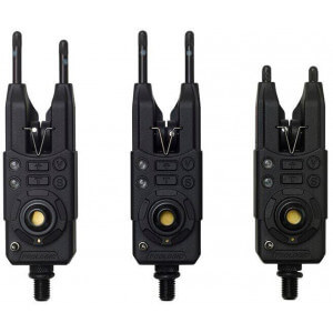 Obrázok 2 k Set 3 signalizátorov PROLOGIC Fulcrum RMX Pro Bite Alarm Presentation s príposluchom