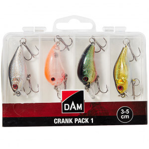 SET = 4x vobler DAM Crank Pack Inc. Box 3-5 cm
