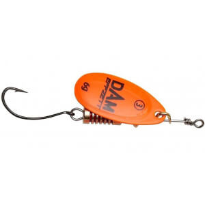 Blyskáč DAM Singlehook Spinner Orange
