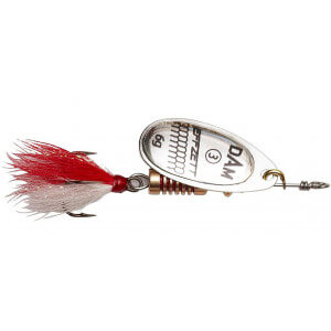Blyskáč DAM Effzett Standard Dressed Spinner, Silver
