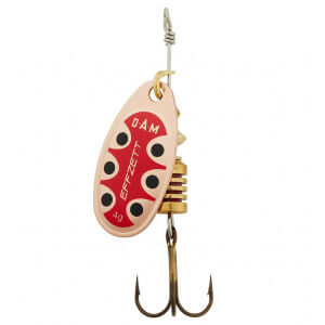 Třpytky DAM Effzett Standard Spinner Copper Black Dot