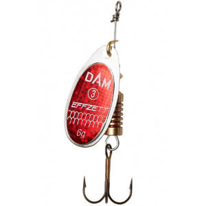 Blyskáč DAM Effzett Standard Spinner Reflex Red