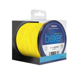 Šňůra DELPHIN Boxer 4 Fluo žlutá