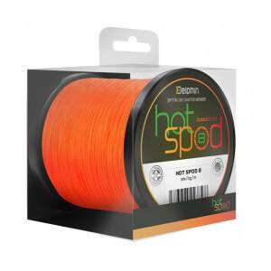 Šňůra DELPHIN HotSpod 8 oranžová