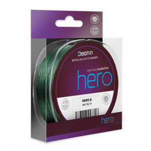 Šňůra DELPHIN Hero 8 zelená