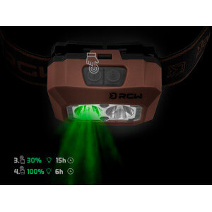 Obrázek 5 k SET = Čelovka DELPHIN RGW Pro + lampa + filetovací nůž