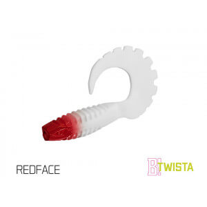 Umelá nástraha DELPHIN Twista UVs, 10 cm, 5 ks RedFace