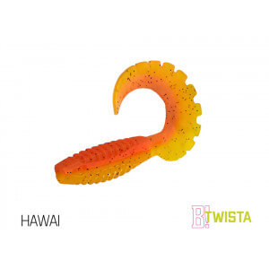 Umělá nástraha DELPHIN Twista UVs 10 cm, 5 ks Hawai