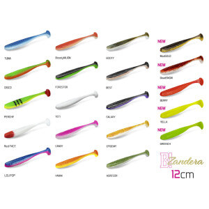 Nástrahy DELPHIN Zandera UVs 12 cm, 5 ks