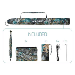 Obrázek 7 k Deštník DELPHIN Classa Camo s bočnicou 3/4, 250 cm