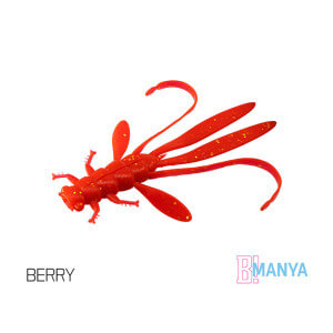 Nymfa DELPHIN Manya, 10,5 cm, 5 ks Berry