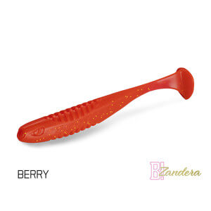 Nástrahy DELPHIN Zandera UVs 10 cm, 5 ks Berry