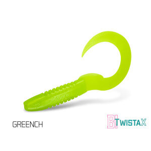 Nástrahy DELPHIN TwistaX Eeltail UVs 15 cm, 5 ks Greench