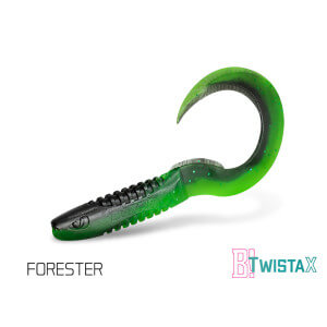 Nástrahy DELPHIN TwistaX Eeltail UVs 15 cm, 5 ks Forester