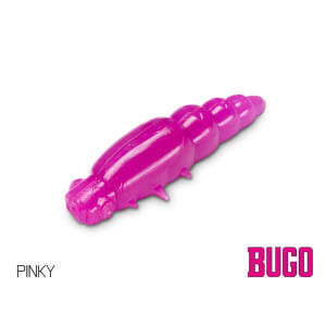 Umělá larva DELPHIN Bugo Cheese, 4 cm, 15 ks Pinky