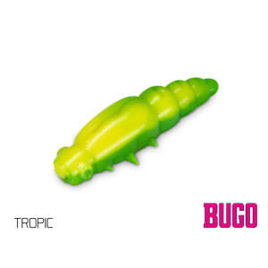 Umělá larva DELPHIN Bugo Cheese, 4 cm, 15 ks Tropic