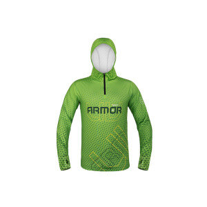 Obrázok 2 k Tričko DELPHIN UV Armor 50+ Neon s kapucňou