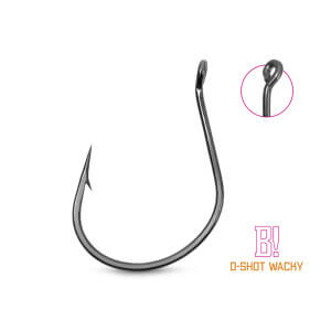 Háčky DELPHIN B! D-Shot Wacky, 8 ks