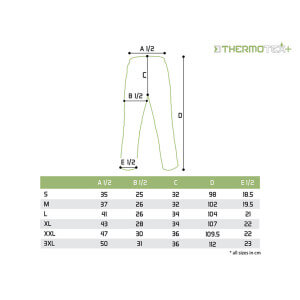 Obrázek 6 k Kalhoty DELPHIN ThermoTex Plus+