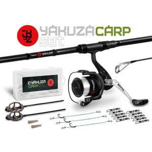 Kaprársky SET - prút DELPHIN Yakuza + navijak ...