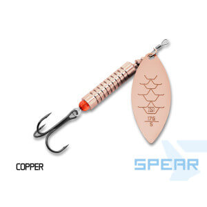 Rotačka DELPHIN Spear Copper, hmotnost 6,2 g, vel. 1