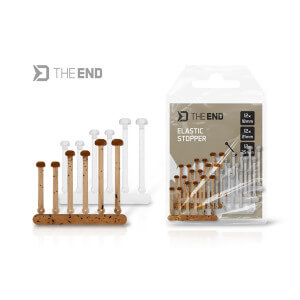Elastické zarážky DELPHIN TheEnd Elastic Stopper Ground+Clear