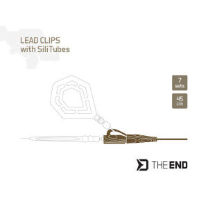 Obrázek 3 k Závěsná montáž DELPHIN TheEnd Lead Clip with Sili Tubes, 7 ks