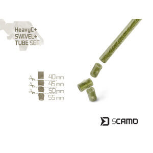 Obrázok 3 k Set montáž DELPHIN TheEnd sCamo HeavyC + Swivel + Tube, 5 ks