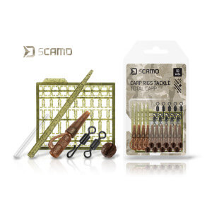 Set montáž DELPHIN TheEnd sCamo Total Carp, 10 ks